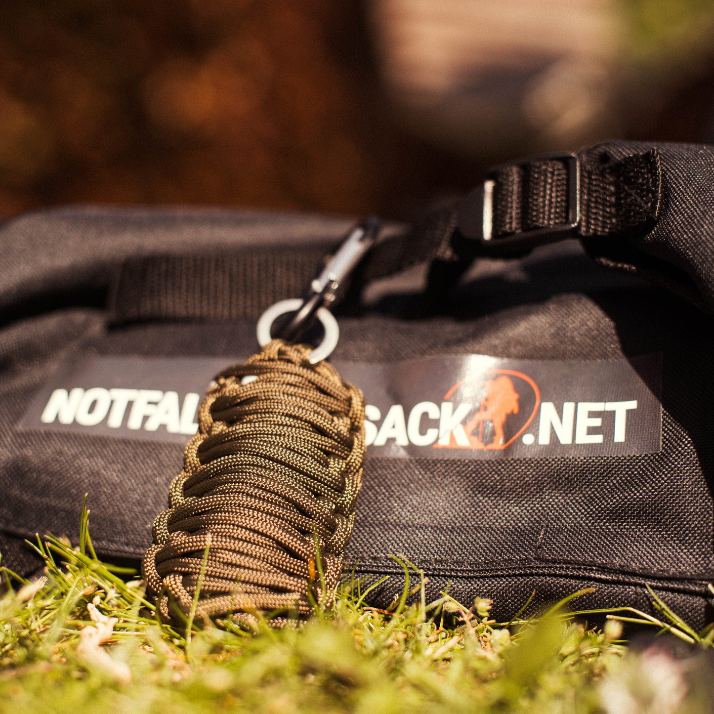 Ausverkauf: Paracord Survival Seil 3m Schwarz