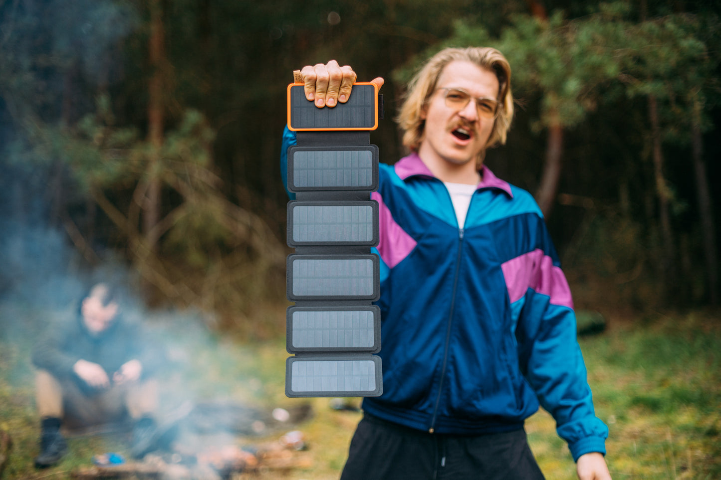 Solar Powerbank Extreme 6 faltbare Paneele - Testsieger mit 25000mAh