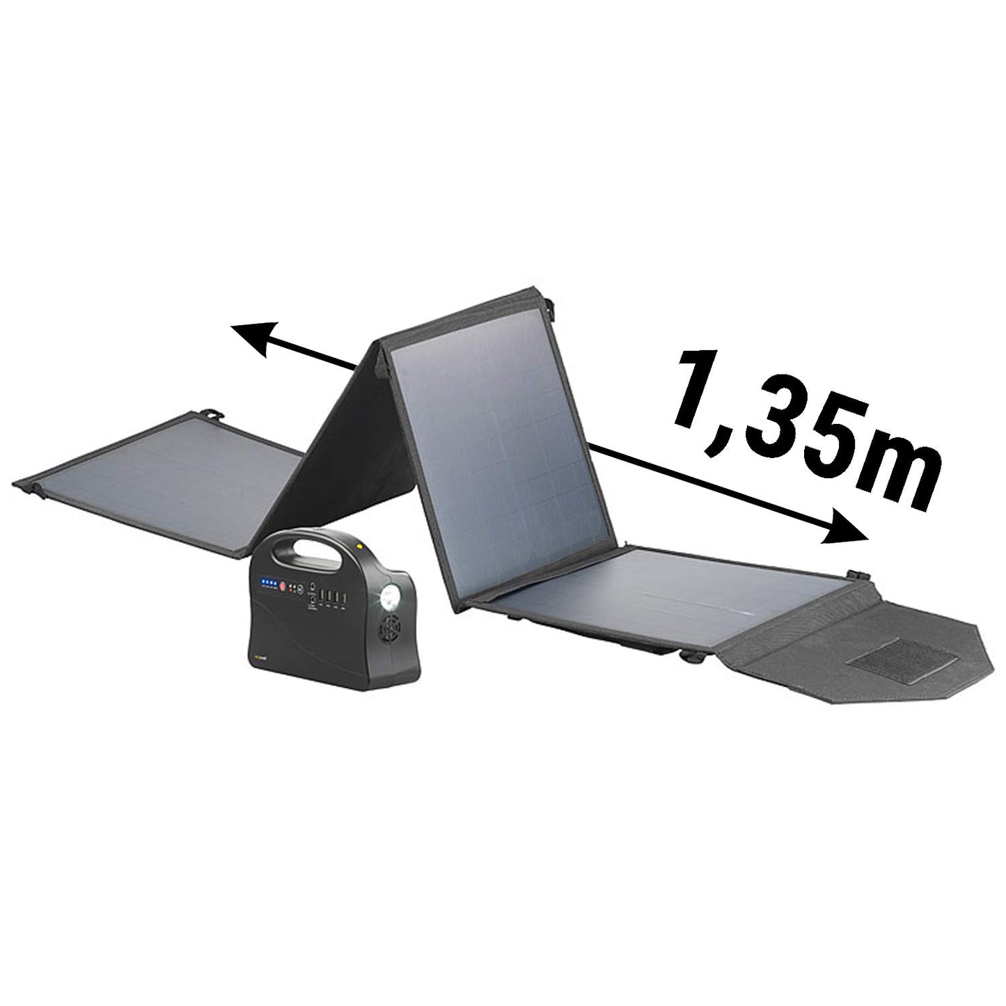 Premium Notstromaggregat Powerbank 120Watt Powerstation mit Steckdose - Ohne Panel