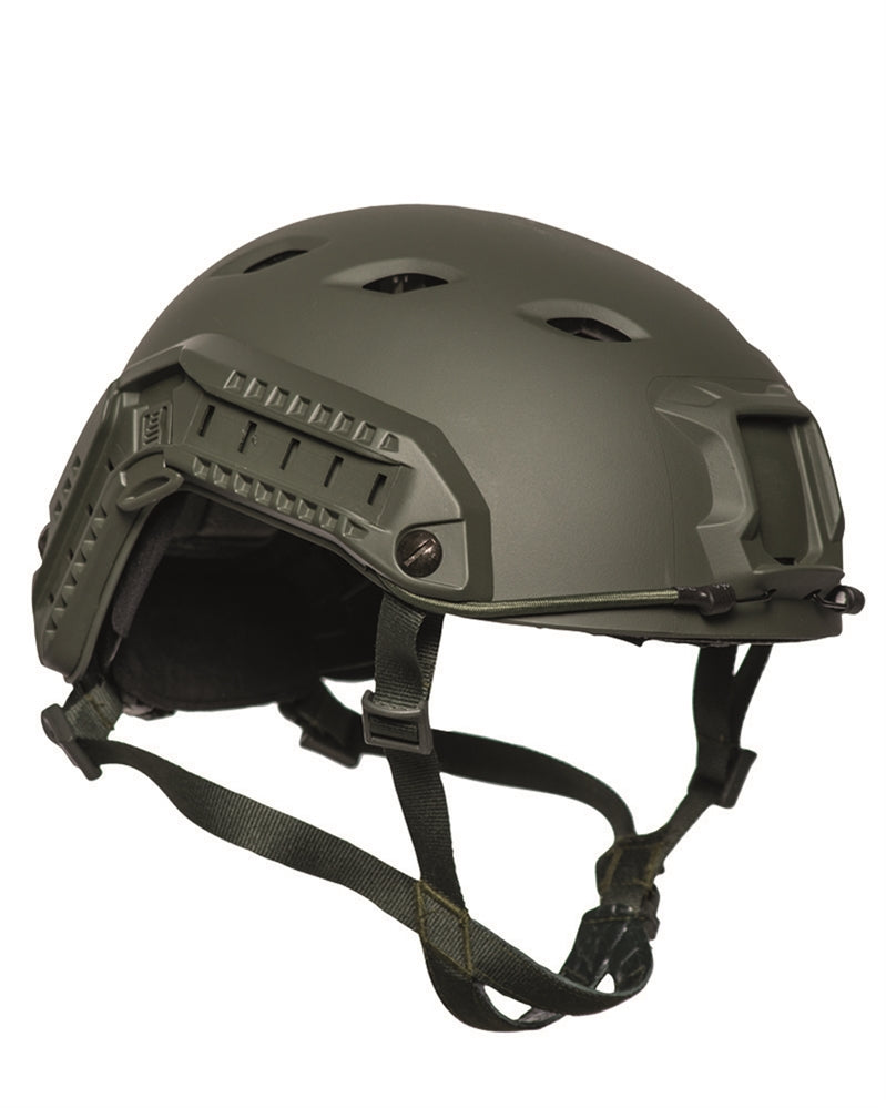 Us Helm Paratrooper ′Fast′ W/Rail Oliv