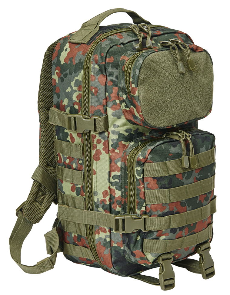 Rucksack Molle US Kampfrucksack Flecktarn Taktisch Cooper PATCH medium