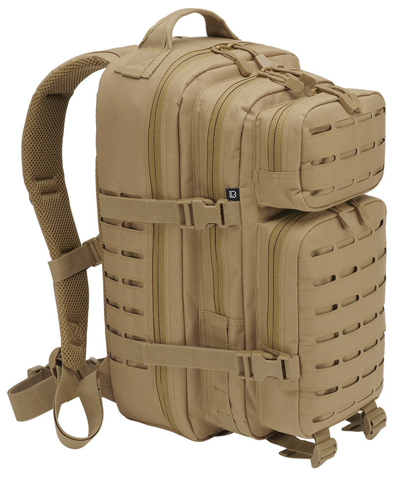 Rucksack Molle US Kampfrucksack Sand Taktisch Lasercut PATCH medium