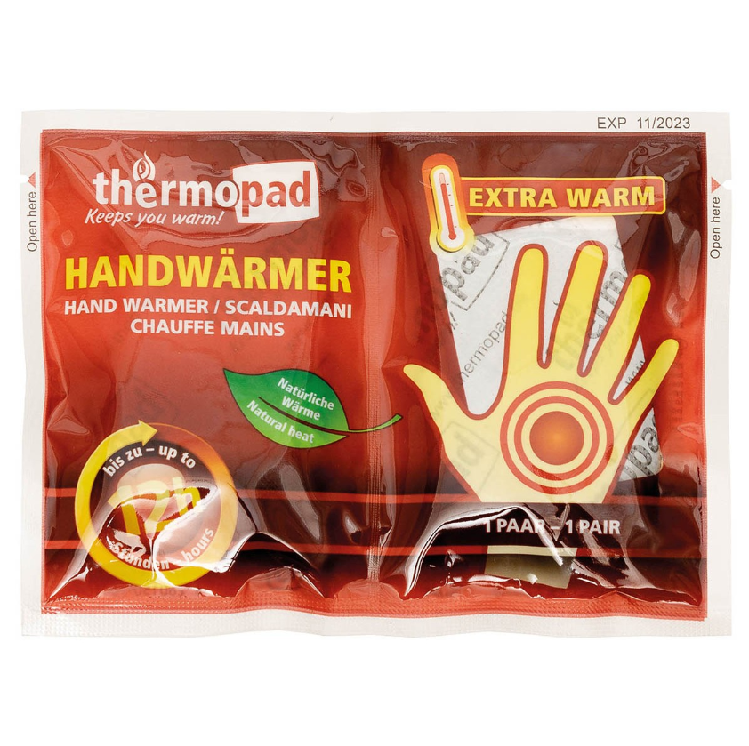 Handwärmer - Wärmepad/Thermopad für den einmaligen Gebrauch - Notwärme