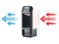 Luftkühler für heiße Temperaturen - gegen trockene Luft - mobiler Verdunstungskühler - Kühlgerät - mini Kühler - 9 W - Notkühler/Notkälte - Wasserkühlung/Abkühlung - Verdungstungstechnologie